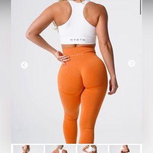 NVGTN Burnt Orange seamless leggings!